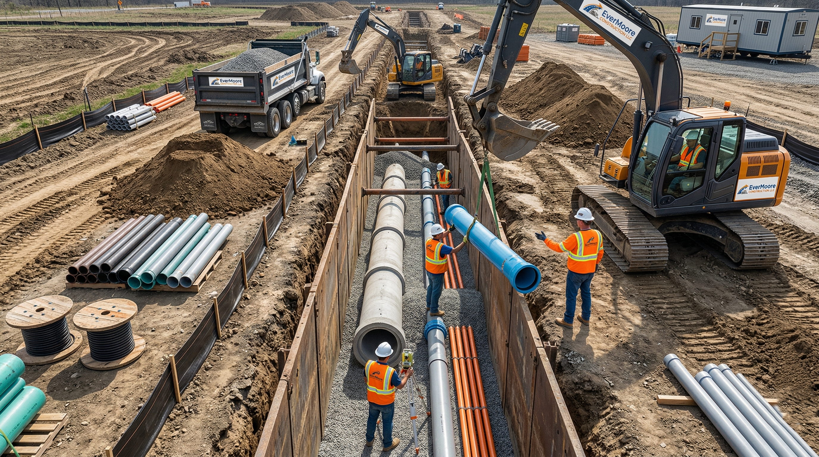 Underground utility installation