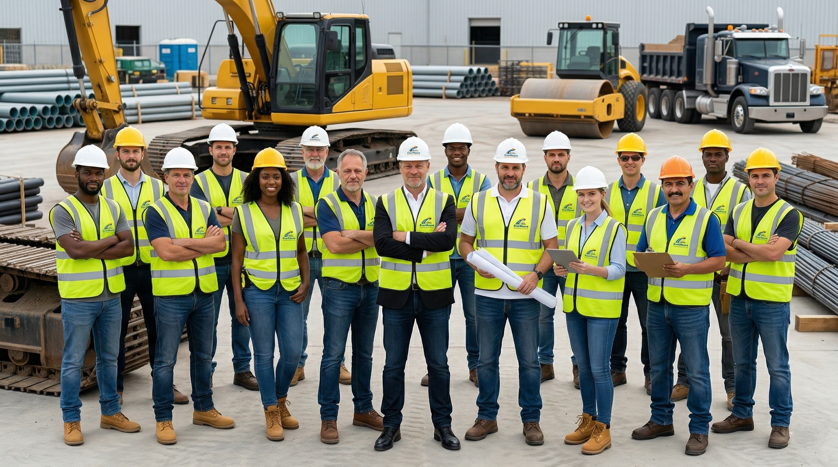 Construction crew